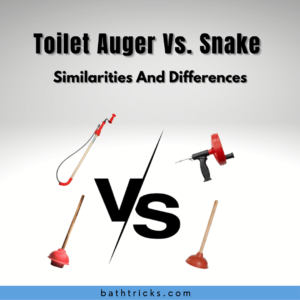 toilet auger vs snake