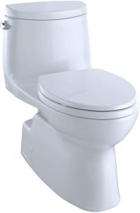 Toto Carlyle II Flushing Toilet